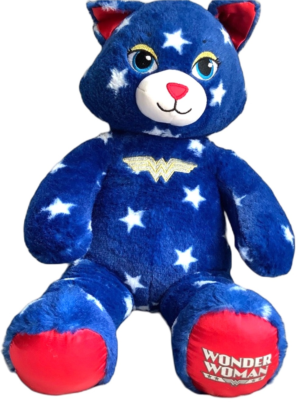 Build A Bear Workshop Wonder Woman Cat Plush DC Superhero 17in 🦸🏻‍♀️